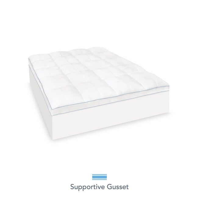 SensorPEDIC Supreme 3.5-Inch Shredded Gel-Infused Memory Foam Mattress Topper, , alternate image number 2