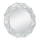 Silver Glam Wood Wall Mirror, , alternate image number null