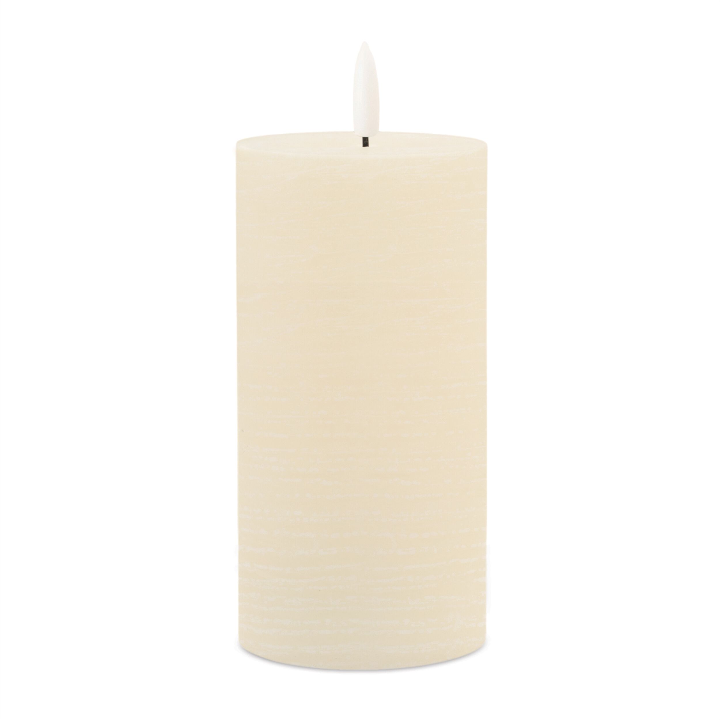 FIA Wick Ivory Pillar Candle Set of 2, BEIGE, hi-res image number 0
