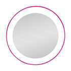 LED Lighted Spot Travel Mirror, PINK, hi-res image number null