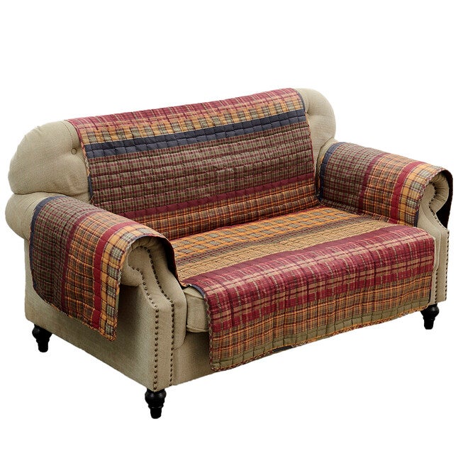 Gold Rush Loveseat Quilted Furniture Protector, MULTI, alternate image number 2