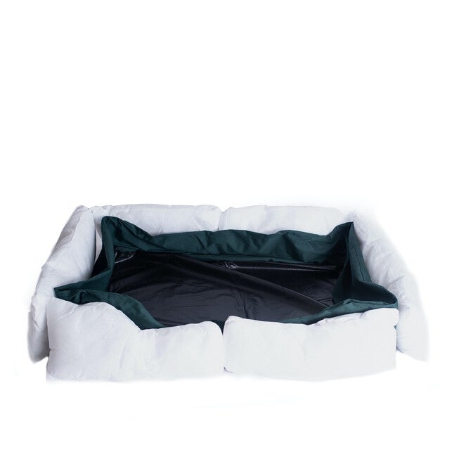 Bolstered Dog Bed, Anti-Slip Pet Bed, Laurel Green, Medium, , alternate image number null
