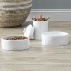 3 Piece Set Treat Jar And Pet Bowls Pet, , alternate image number null