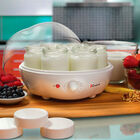 Euro Cuisine Electric Automatic Yogurt Maker with 7 Glass Jars, WHITE, hi-res image number null