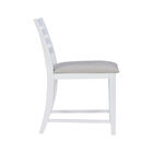 Flynn Counter Stool White Upholstered Set of 2, , alternate image number null