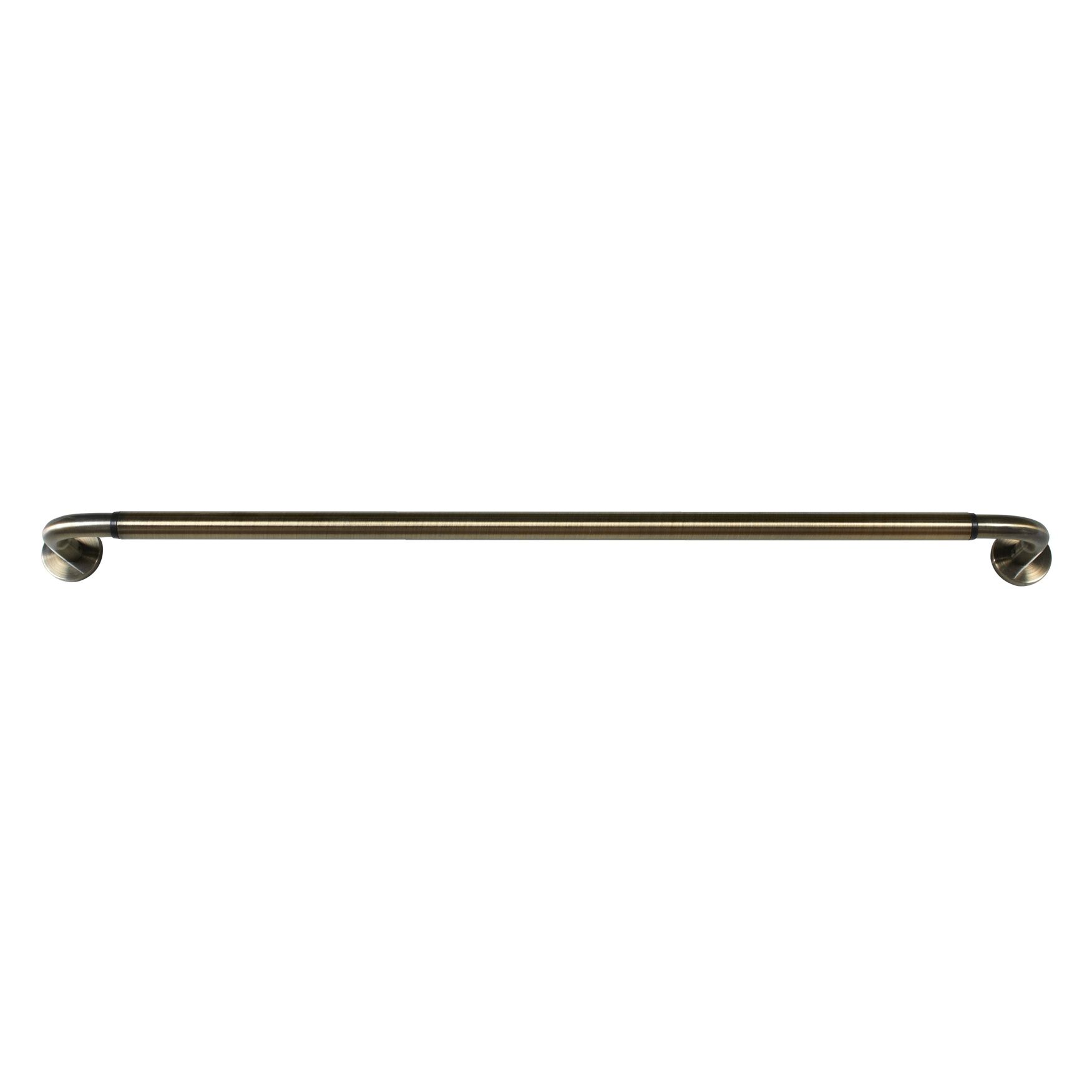 Versailles&#39; Privacy Rod Set (28in - 48in), BRASS, hi-res image number 0