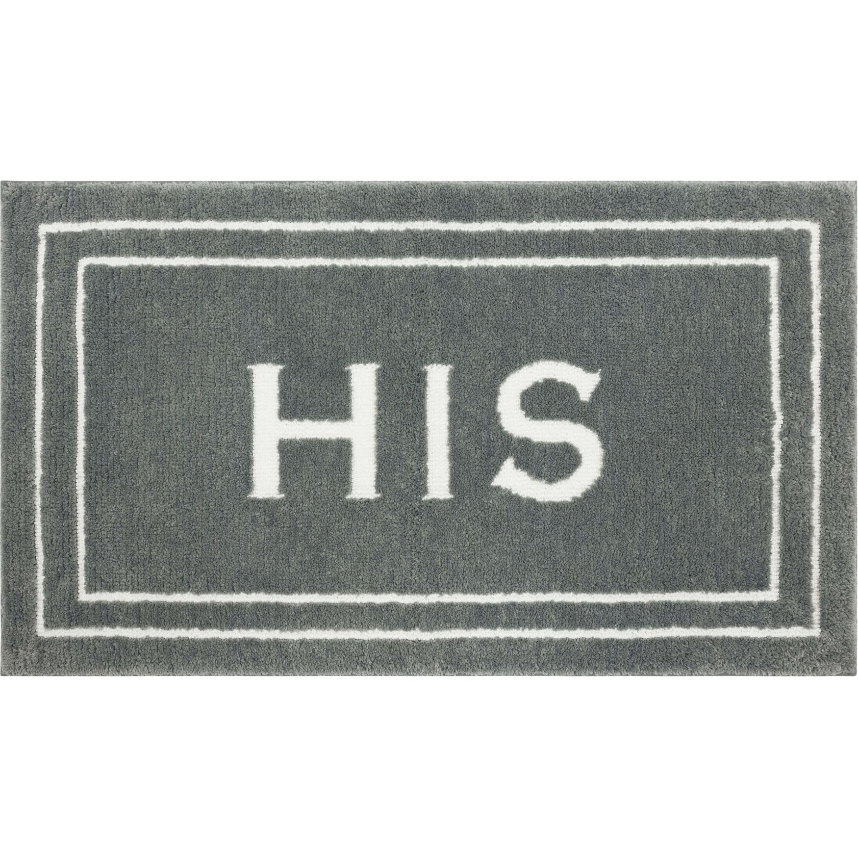 His Bath Rug