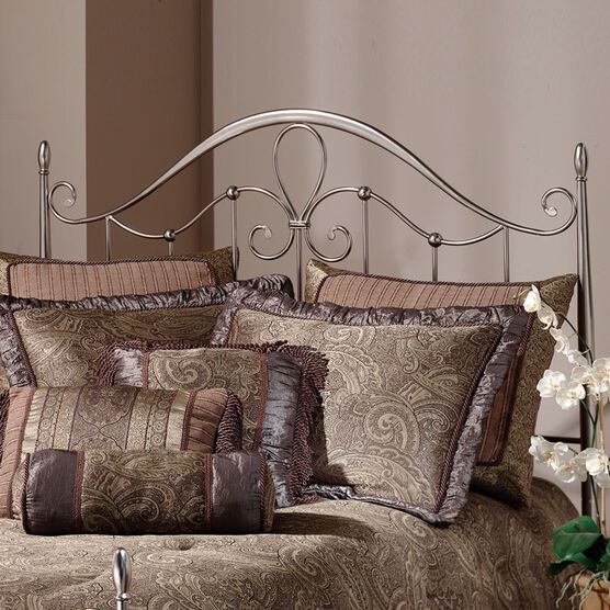 King Headboard with Headboard Frame, 71½'Lx76¾'Wx55'H, ANTIQUE PEWTER King Headboard with Headboard Frame, 71½'Lx76¾'Wx55'H, ANTIQUE PEWTER