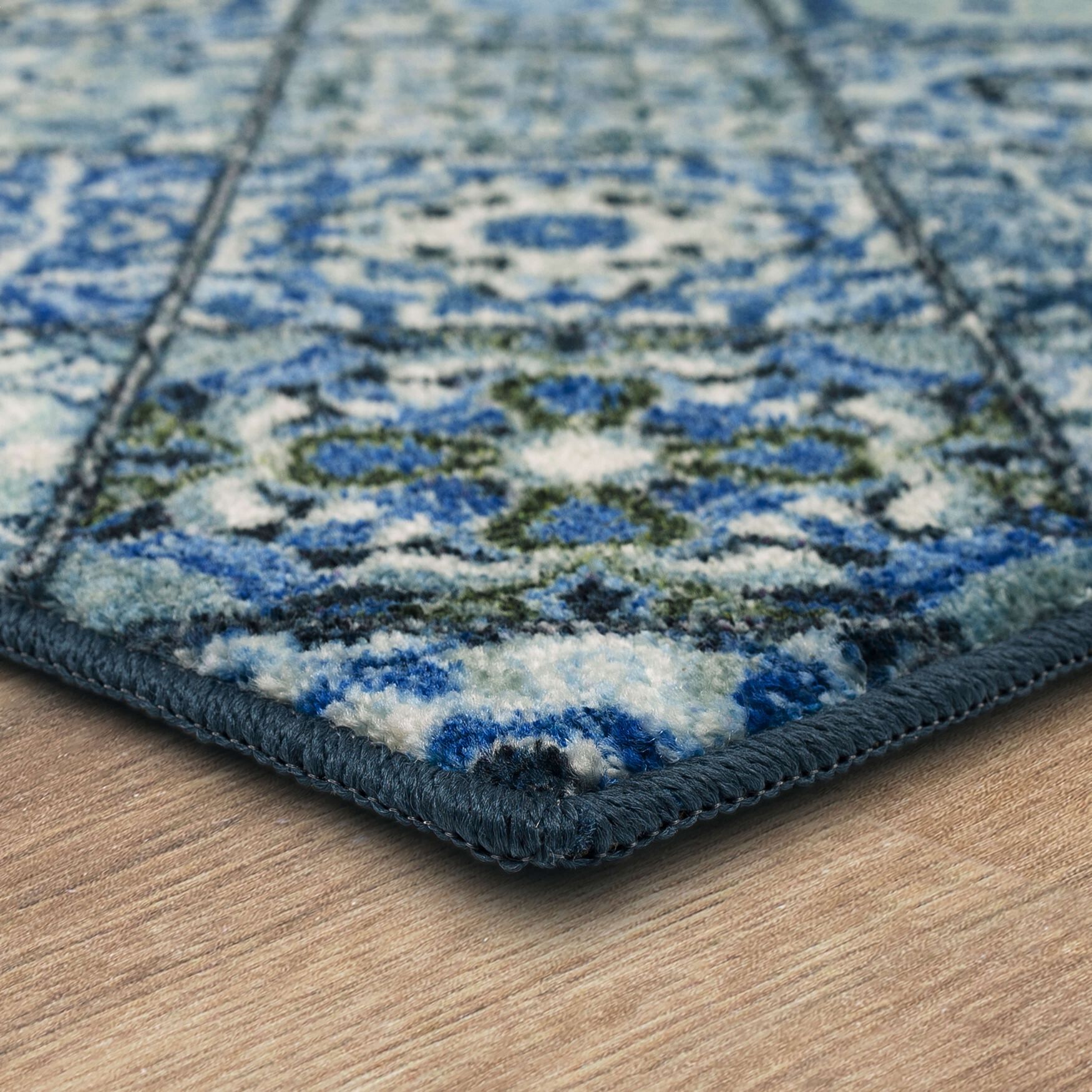 Moroccan Tile Kitchen Rug, , on-hover image number 1