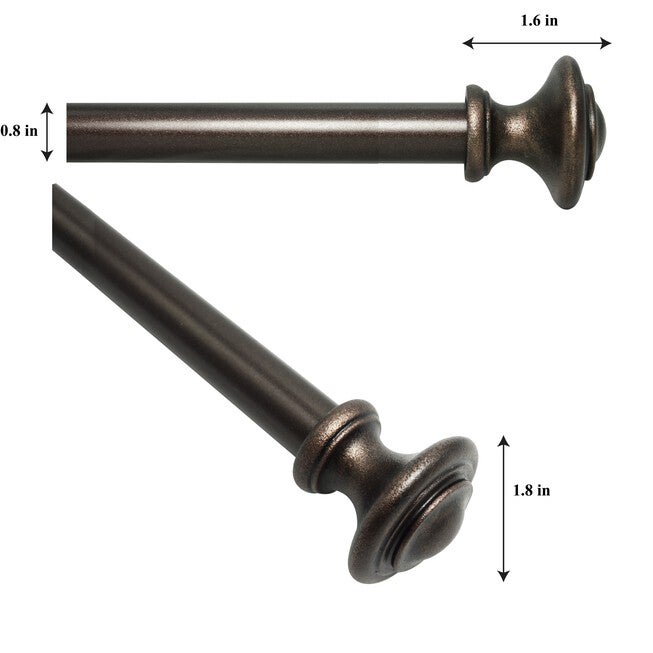 Heritage Arundel Window Curtain Rod Set Window, , alternate image number 3