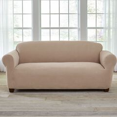 Slipcovers Throws Couch Sofa Covers Brylane Home Bh Studio Stretch Diamond Slipcovers