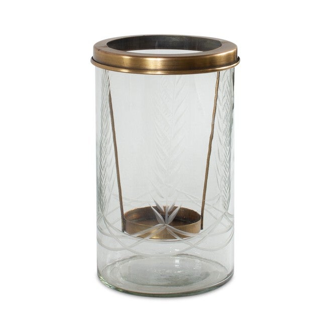 Suspended Glass Candleholder, GOLD, hi-res image number 0