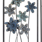 Set Of 2 Grey Metal Traditional Floral Wall Decor, , alternate image number null