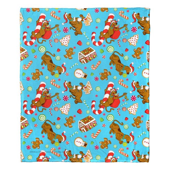 Wb Scooby Doo Festive Scooby Sweets Silk Touch Throw Blanket, , on-hover image number null