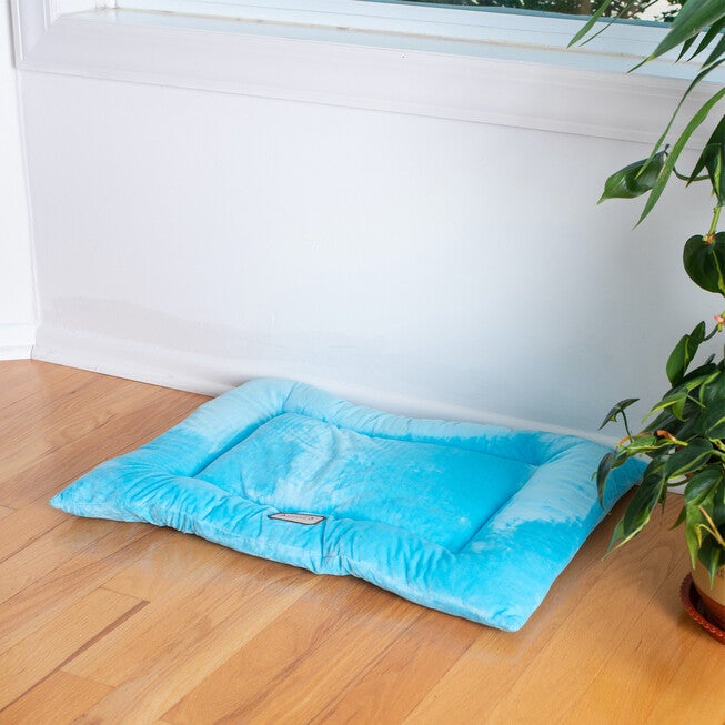 Medium Pet Bed Mat , Dog Crate Soft Pad With Poly Fill Cushion, , alternate image number null