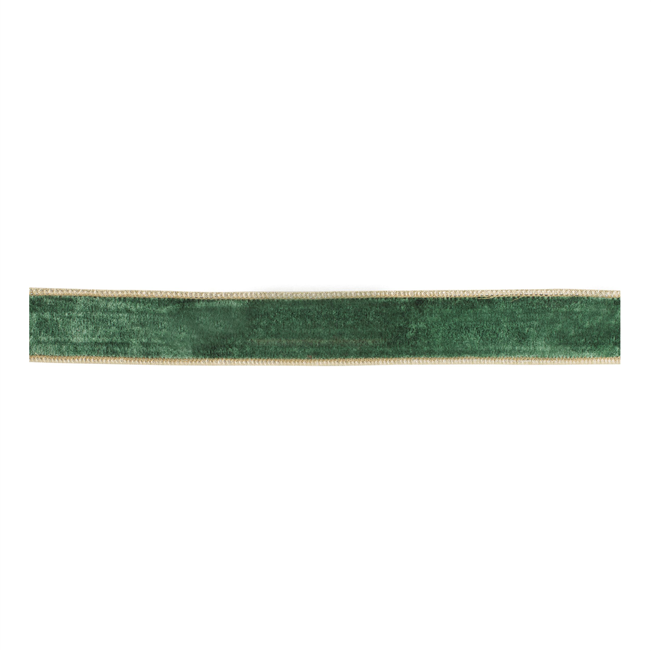 Velvet Wired Ribbon (Set of 2)