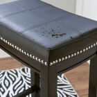 Claridge Faux Leather Upholsterd Seat Bar Stool, , alternate image number null