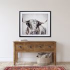 Grand Kyloe Bull Framed Wall Décor, , on-hover image number null
