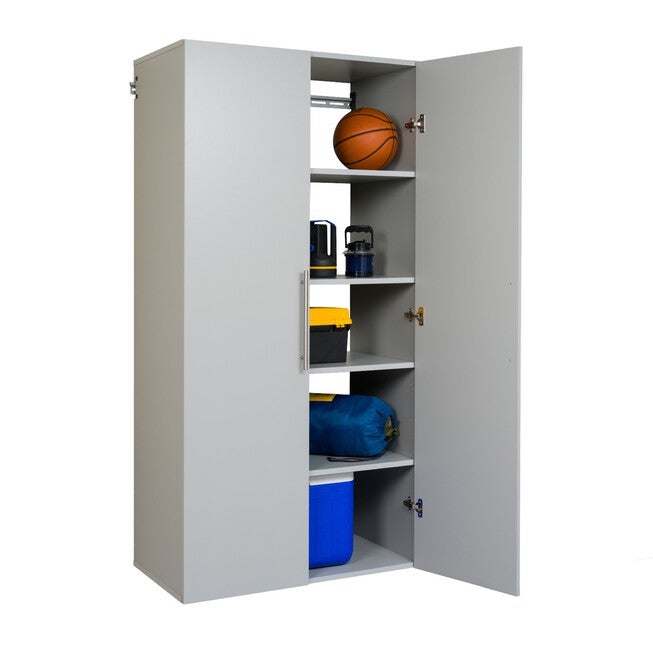 HangUps 36 inches Large Storage Cabinet, Light Gray, , alternate image number null