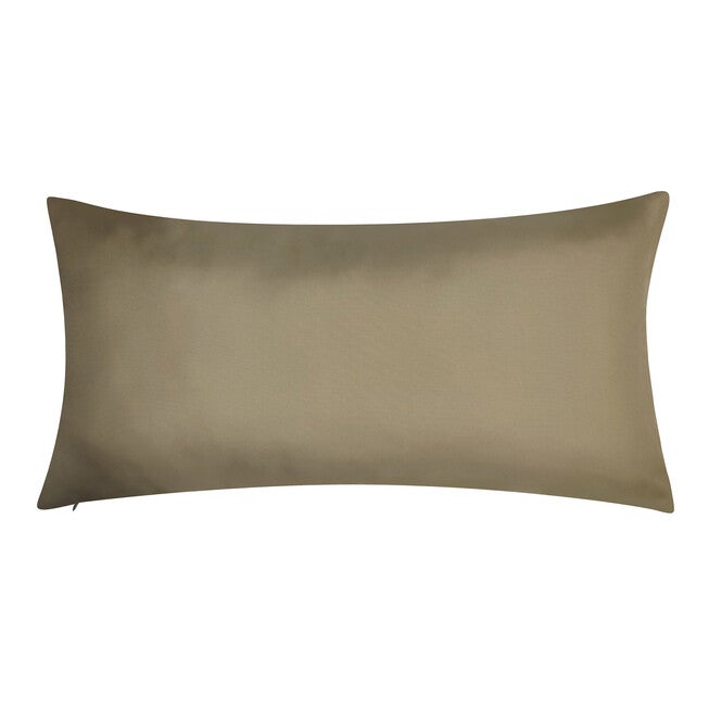 Edie @ Home Indoor/Outdoor Ombre Bias Crewel Embroidered Stripe Decorative Throw Pillow 12X24, Aqua Multi, , alternate image number 5