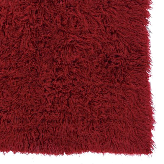 Flokati Red Rug, , alternate image number null