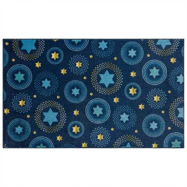 Holiday Stars Multi Kitchen Rug, MULTI, hi-res image number 0