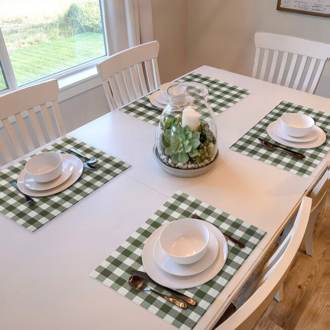 Buffalo Check Reversible Placemat - Set of Four, , alternate image number null