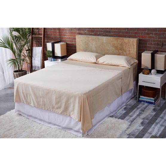 mySheet Set™ 100% Natural Cotton Sheet Set, NATURAL, hi-res image number null