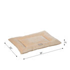Large Pet Bed Mat , Dog Crate Soft Pad With Poly Fill Cushion, , on-hover image number null