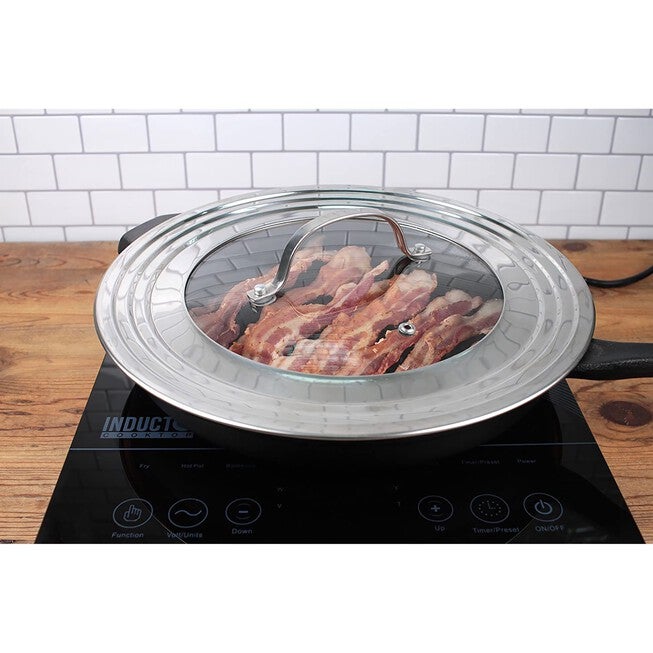 Universal Lid - 7-12 inches with Glass, , alternate image number null