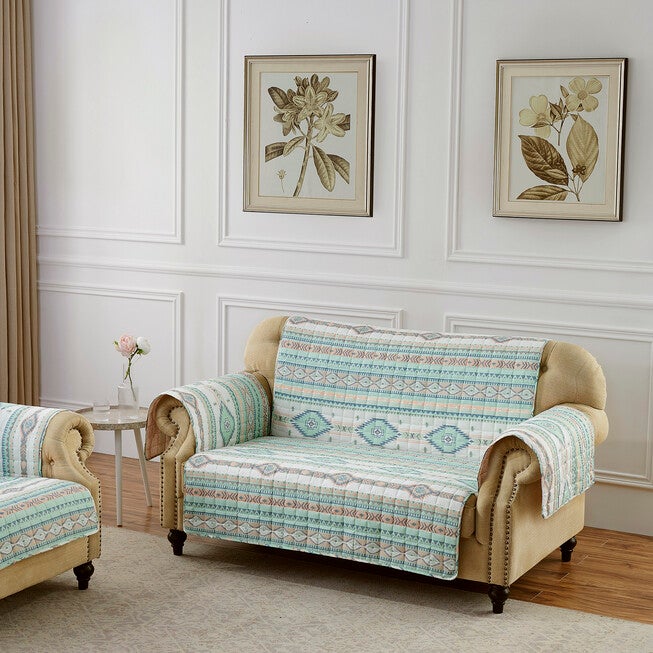 Phoenix Turquoise Furniture Protector, Arm Chair, , on-hover image number null
