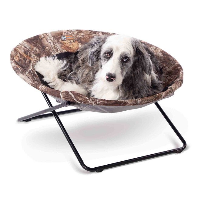 Cozy Elevated Pet Dog Raised Cot, CAMOUFLAGE, hi-res image number 0