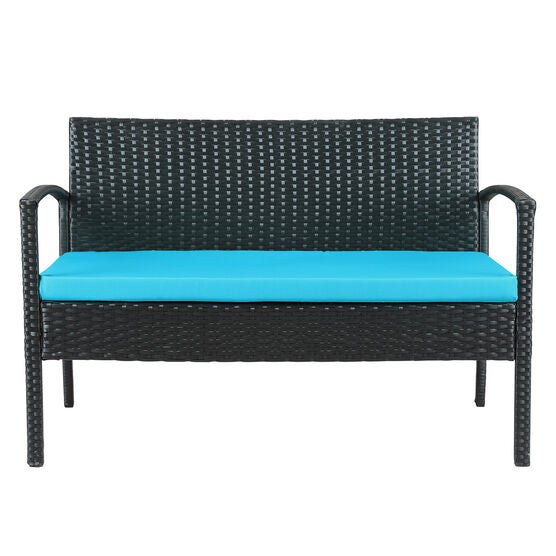 Saint Birch Savannah 4 Piece Rattan Sofa Seating Group With Cushions Seating, , alternate image number null
