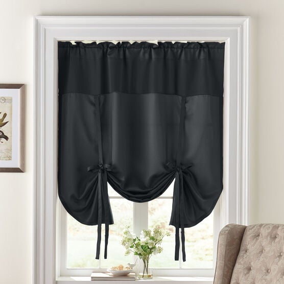 BH Studio Room-Darkening Tie-Up Shade, BH Studio Room-Darkening Tie-Up Shade,