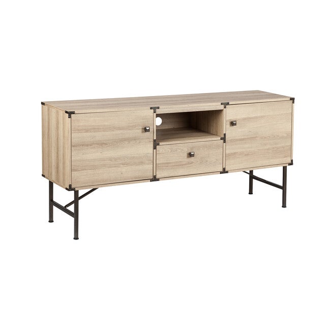 Langer Light Oak Media Console Mediaconsole, , alternate image number 2