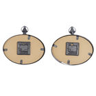 Set Of 2 Cream Metal Vintage Wall Clock, , on-hover image number null