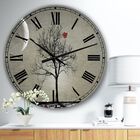 Inevitable Large Cottage Wall Clock, BLACK, hi-res image number null