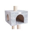 Gleepet 57" Real Wood Cat Tree With Condo And Perch, , alternate image number 8