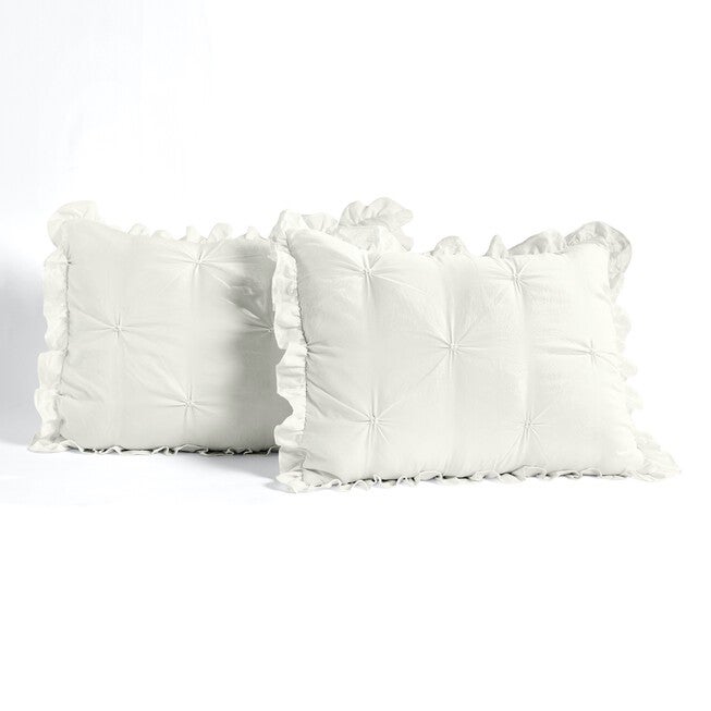 Ravello Pintuck Ruffle Skirt Bedspread 3 Pc Set, , alternate image number 19