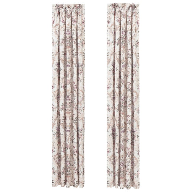 Avant Garden 84 Inch Window Panel Pair, BLUSH, alternate image number null