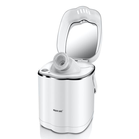 Hot Mist Nano Facial Steamer, WHITE, hi-res image number null