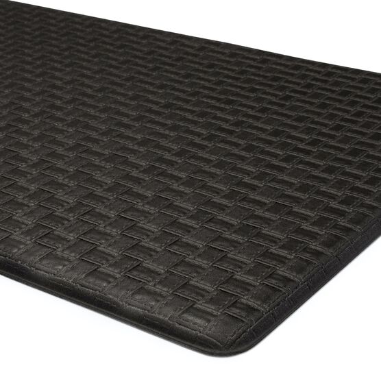 Woven Embossed Faux Leather Anti Fatigue Mat, , alternate image number null