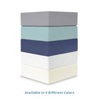 SensorPEDIC Ice Cool 400 Thread Count Cotton-Rich Surf Spray Blue Sheet Se, , alternate image number null