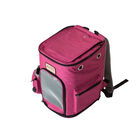 Pet Backpack Pet Carrier In PInk and Gray Combo, , on-hover image number null