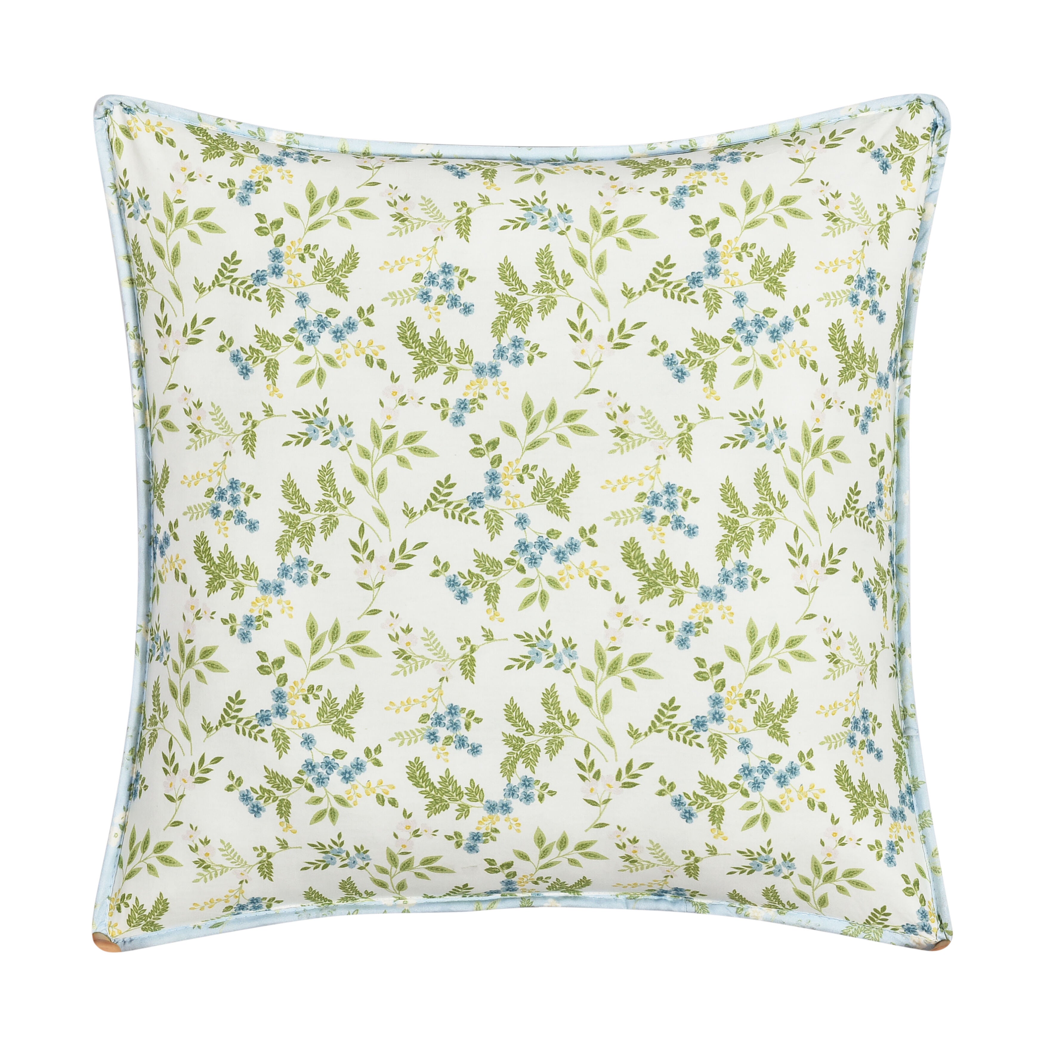 KARALENA EURO QUILTED SHAM, BLUE, on-hover image number 1