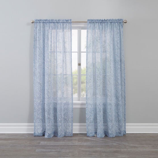 Willow Rod-Pocket Panel, Willow Rod-Pocket Panel,