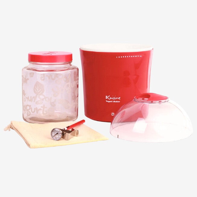 Euro Cuisine Yogurt & Greek Yogurt Maker with Glass Jar, , alternate image number 2