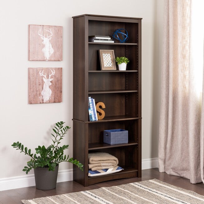 6-Shelf Bookcase, , alternate image number null