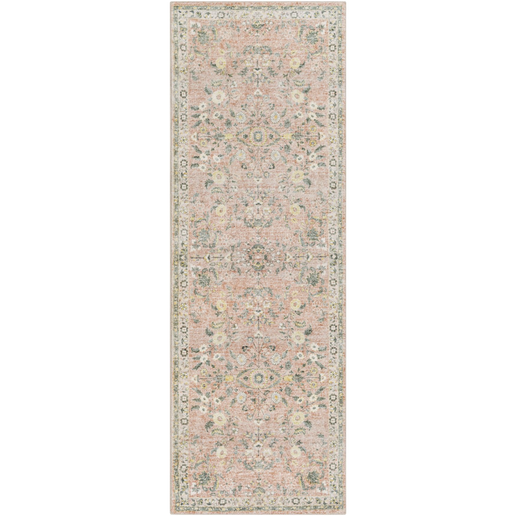 Erin Rug 2 feet 6 inches x 7 feet 6 inches, PINK, hi-res image number 0