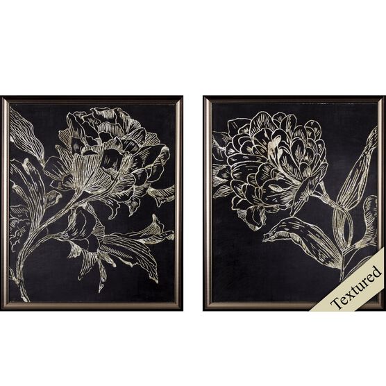 Golden Folklore Framed Wall Décor, Set Of 2, METALLIC, hi-res image number null